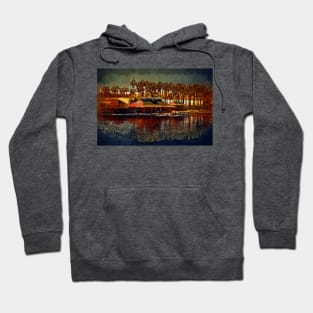 Boat Dock On North Lake Hoodie